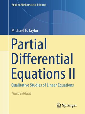 cover image of Partial Differential Equations II